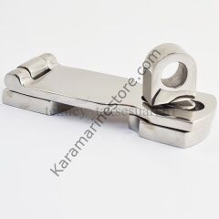 Paslanmaz 75mm Menteşeli Kilit (Kalın Tip)
