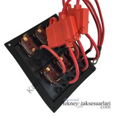 6'lı, İzoleli, Switch Panel Sigortalı