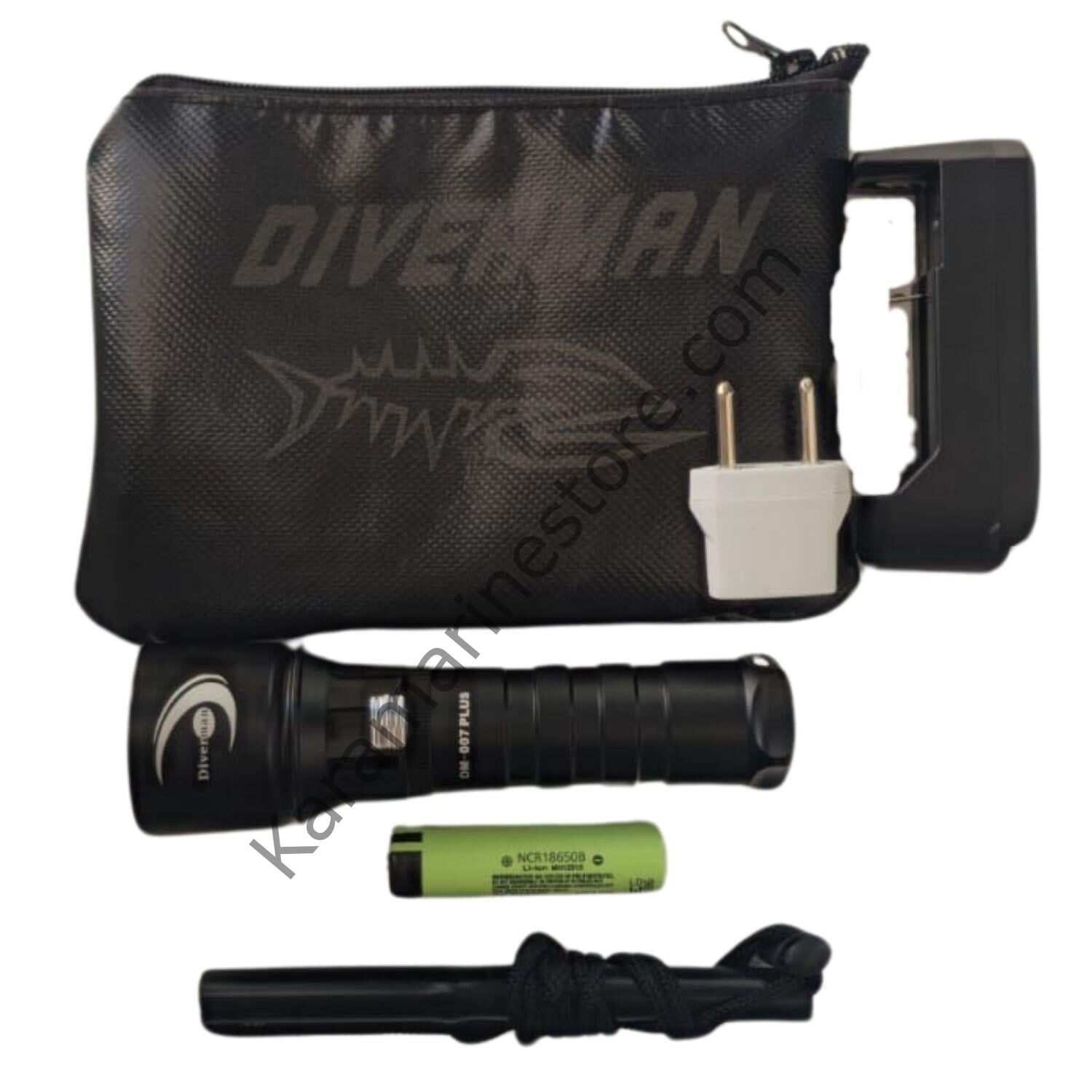 Diverman DM-007 Clasic Dalış Feneri 2000 Lümen