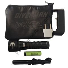 Diverman DM-007 Clasic Dalış Feneri 2000 Lümen