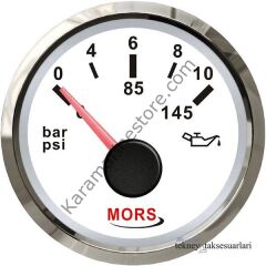 MORS Yağ Basınç Göstergesi 12V/24V 5 Bar, 10 Bar