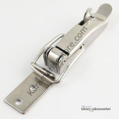 115 X 15 mm, Paslanmaz Mandallı Kilit, Asma Kilit Halkalı