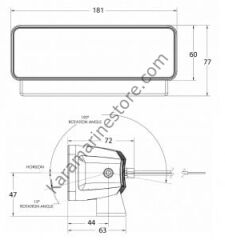 Lumitec Maxillume h60 güverte aydınlatma lambası