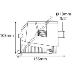 Attwood Sahara Mk2 sintine pompası 800. 24V
