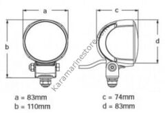 Hella Marine Module 70 Güverte aydınlatma lambası
