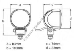 Hella Marine Module 70 Güverte aydınlatma lambası