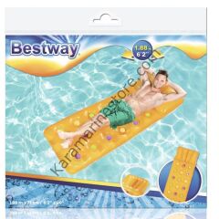 Deniz Yatağı Dik Yastıklı Bardaklı Yatak 188x71 Cm Bestway - 43014