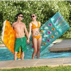 Deniz Yatağı Dik Yastıklı Bardaklı Yatak 188x71 Cm Bestway - 43014