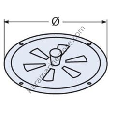 100mm Kapalı, Açık kelebek Havalandırma