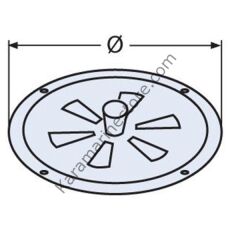 125mm Kapalı, Açık kelebek Havalandırma
