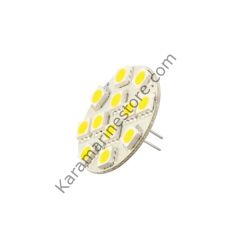 12 Led'li G4 Ampul Dik Gün Işığı 12-24 V