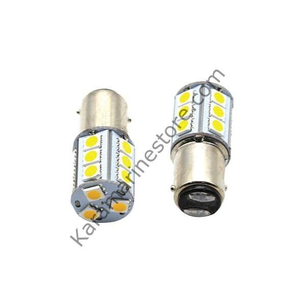 18 Led'li Ampul Beyaz Çapraz Tırnak 12 V