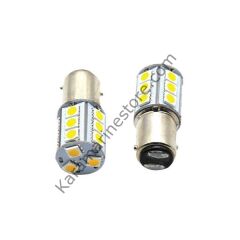 18 Led'li Ampul Beyaz Çapraz Tırnak 12 V