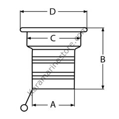 50mm (2'') Benzin Dolum Ağzı, Gas
