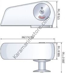 Heron G Genel amaçlı vinç 500W 12V