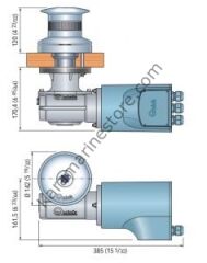 Tumbler Capstan 1500W 12V