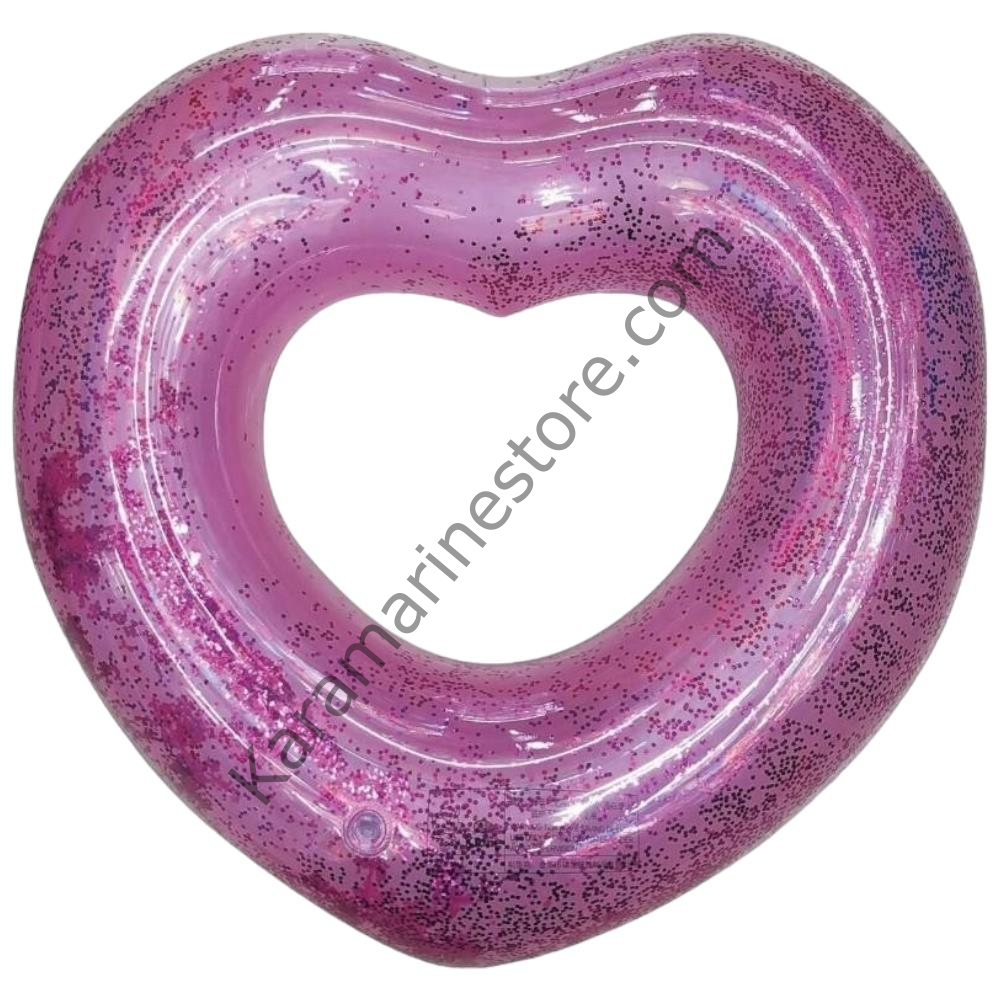 Kalp Desenli Simit 65 cm - 1909017 - Pembe