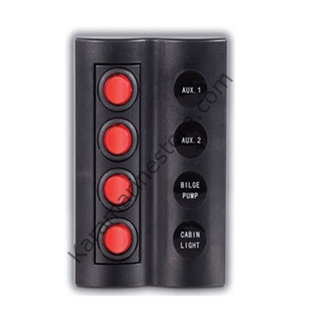 4'lü Switch Panel Sigortalı