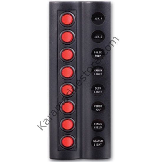 8'li Switch Panel Sigortalı