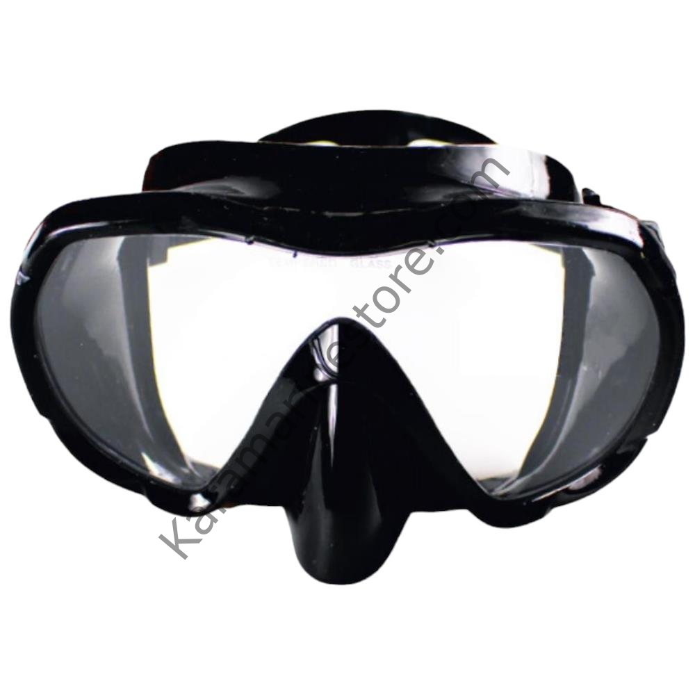 Siyah Silikon Tek Maske Tempered - 299