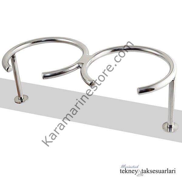 Paslanmaz İkili Bardak Tutucu, Bardaklık