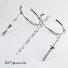 Paslanmaz İkili Bardak Tutucu, Bardaklık