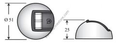 LED 12V Sancak Feneri (Beyaz)