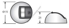 LED 12V Sancak Feneri (Beyaz)