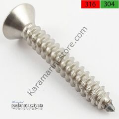 5,5mm Paslanmaz YHB Saç Vidası Çeşitleri DIN7982