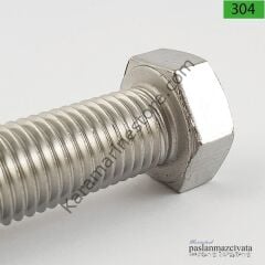 M24 Paslanmaz Civata Çeşitleri DIN933 / DIN931