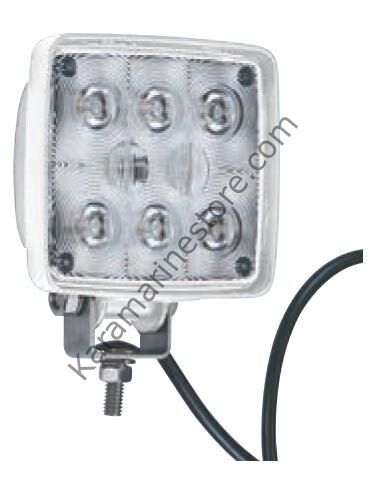 8 LED'li Kare Lamba 12-24V