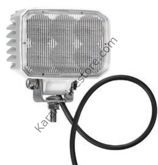 6 LED'li Dikdörtgen Lamba 12-24V
