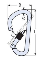 10 mm Karabina Somun Kilit