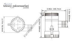 Seaflo 1100gph 24V Sintine Pompası
