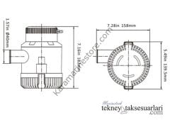 Seaflo 3000gph 12V Sintine Pompası