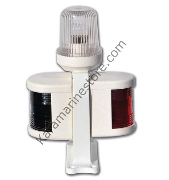 BEYAZ 3'lü Kombine Fener SL12 LED