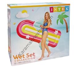 Intex Gökkuşağı Desenli Bulutlu Yatak 175cm -58729