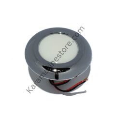 75mm 12V Krom Gövdeli Slim Led Tavan Lambası
