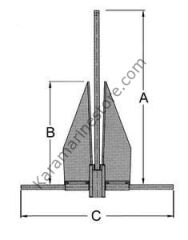Fortress çıpa 1.8 Kg