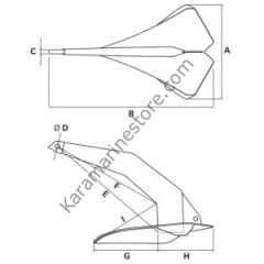 Quick Olympic çıpa 16Kg