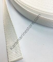 25mm Beyaz Şerit Halat / Kayış Halat