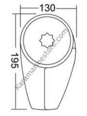 VN 600 12V  6 mm Kavelata Plastik/Fiber Gövde Irgat