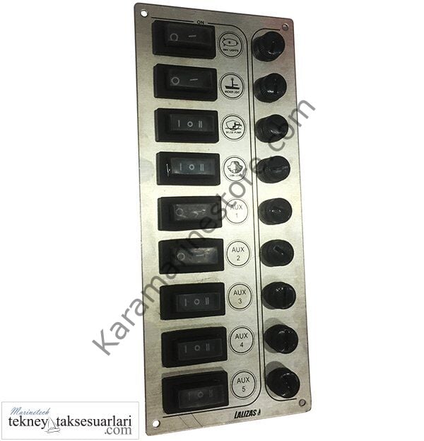 9'lu Kontrol Paneli Ultra 'Sp9' 9 Inox