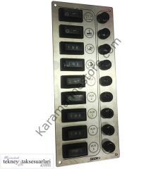 9'lu Kontrol Paneli Ultra 'Sp9' 9 Inox