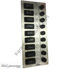 9'lu Kontrol Paneli Ultra 'Sp9' 9 Inox