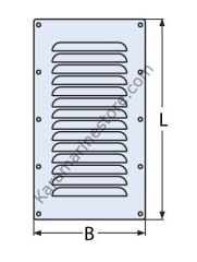 127 X 228 mm Havalandırma