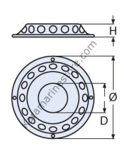 Ø 225 mm Ufo Havalandırma