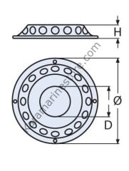 Ø 225 mm Ufo Havalandırma