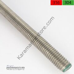 M16 Paslanmaz Gijon, Saplama DIN976