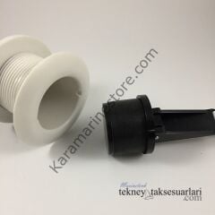 22mm, Genisliyebilir Kaucuk Tapa, Siyah